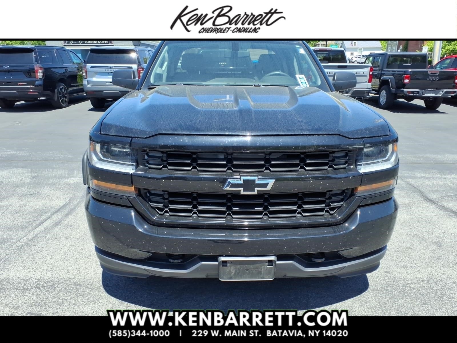 Used 2016 Chevrolet Silverado 1500 Custom with VIN 1GCVKPECXGZ309265 for sale in Batavia, NY