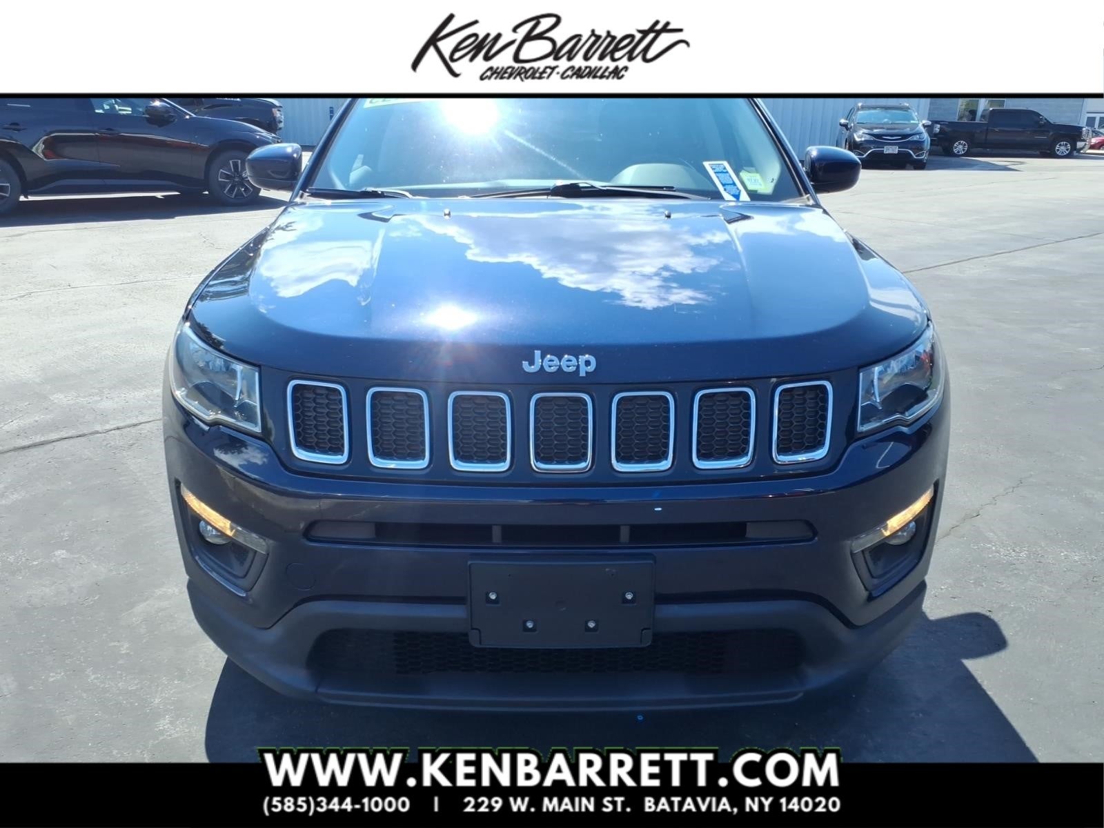 Used 2020 Jeep Compass Latitude with VIN 3C4NJDBB0LT116184 for sale in Batavia, NY