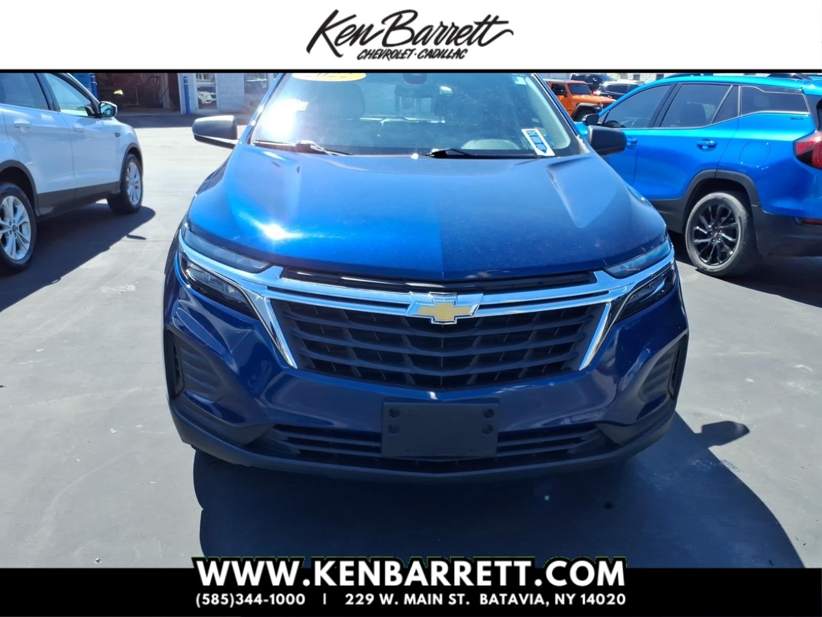 Used 2022 Chevrolet Equinox LS with VIN 3GNAXSEV5NS164853 for sale in Batavia, NY