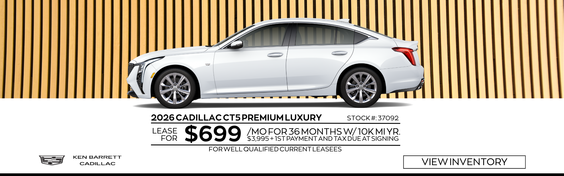 Cadillac CT5 Lease Special