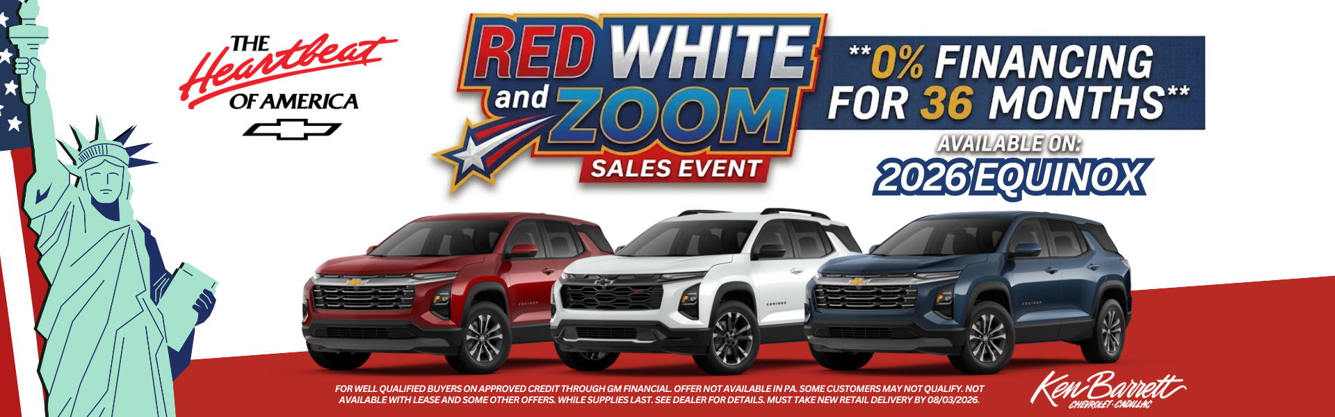 0% financing on Equinox