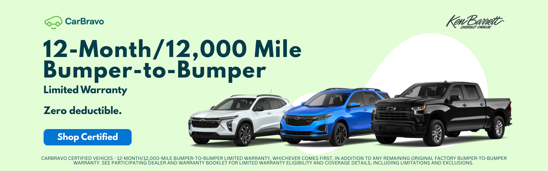 Carbravo GM Certified Pre-Owned Used Cars at Ken Barrett