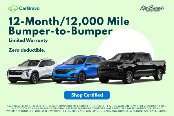 Carbravo GM Certified Pre-Owned Used Cars at Ken Barrett
