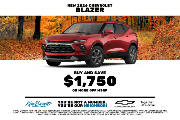 Shop new deals on new Chevrolet Chevy Blazer