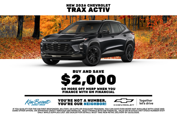 Shop new deals on new Chevrolet Chevy Trax