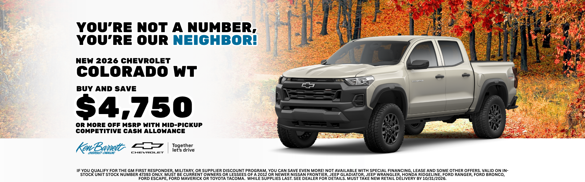 Shop new deals on new Chevrolet Chevy Colorado