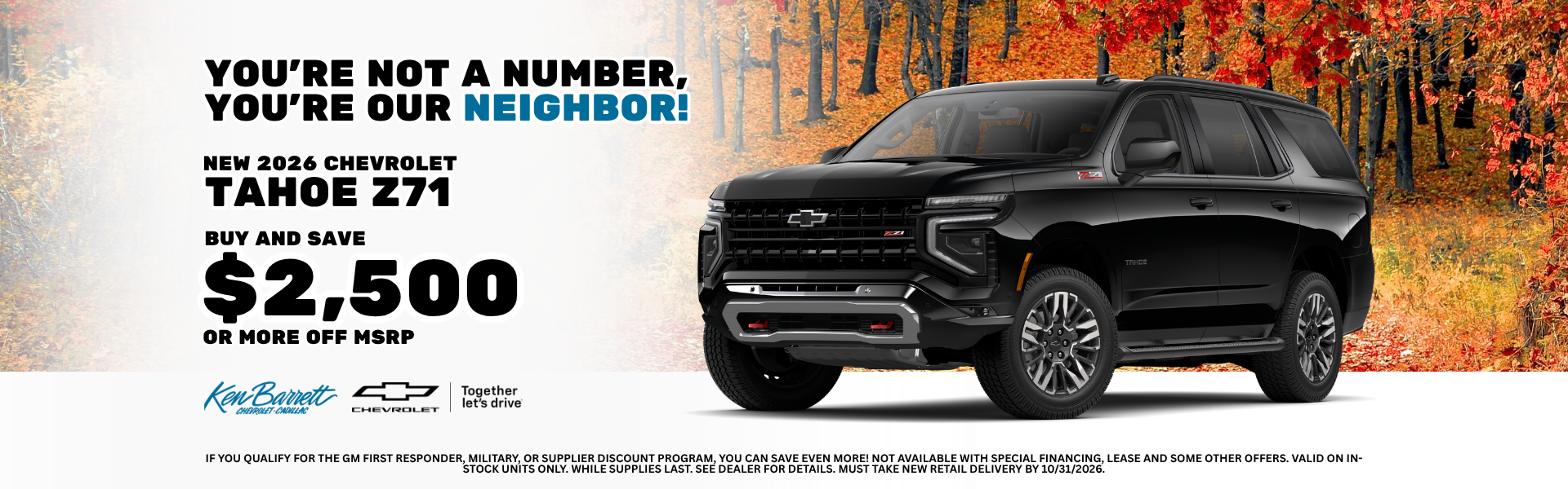 Shop new deals on new Chevrolet Chevy Tahoe
